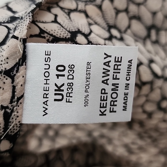 Warehouse Floral Summer Dress Size 6 - Picture 5 of 6